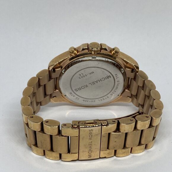 Michael Kors Bradshaw MK5503 Women Stainless Steel Analog Dial Wrist Watch MP109 - Picture 11 of 12